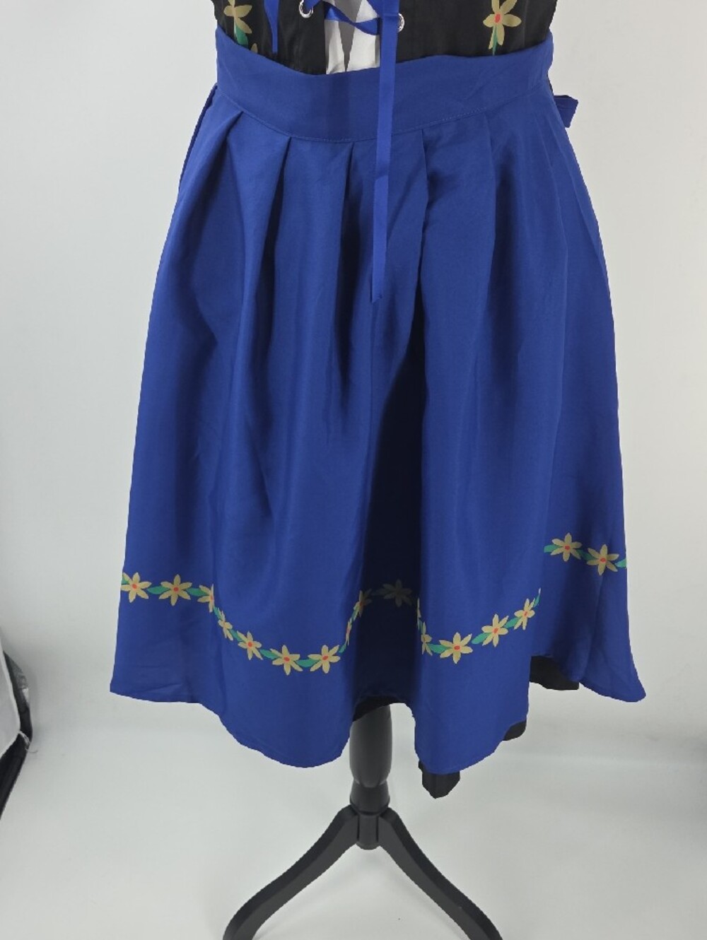 Blue & Black Oktoberfest Drindl with Embroidered Apron - Picture 5 of 16
